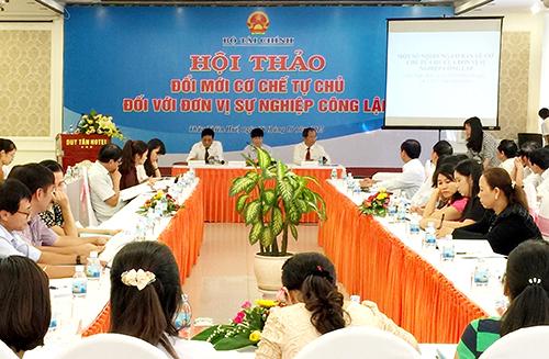 Đổi mới cơ chế tự chủ đối với đơn vị sự nghiệp công lập